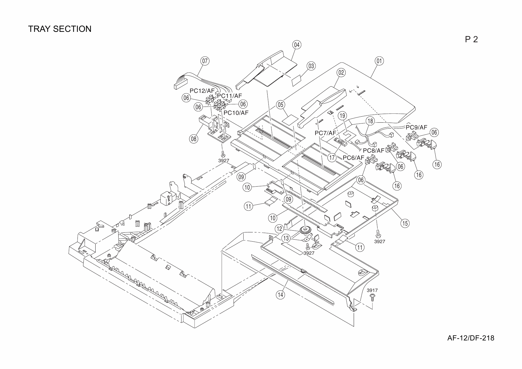 Konica-Minolta Options AF-12 DF-218 Parts Manual-4